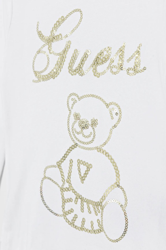 Дівчинка Дитячий лонгслів Guess K5BI03.J1314.9BYA білий