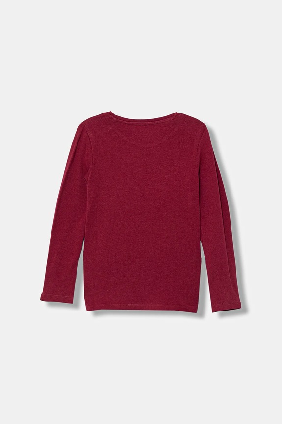 Guess maglietta a maniche lunghe per bambini K5BI03.J1314.9BYA granata AW25