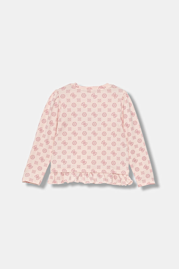 Otroška dolga majica Guess K5BI05.J1314.9BYA roza AW25