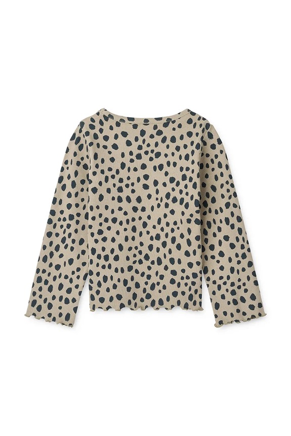 Κοριτσίστικα Παιδικό μακρυμάνικο Liewood Nieve Printed Longsleeve Rib T-shirt LW20345.9BYA μπεζ