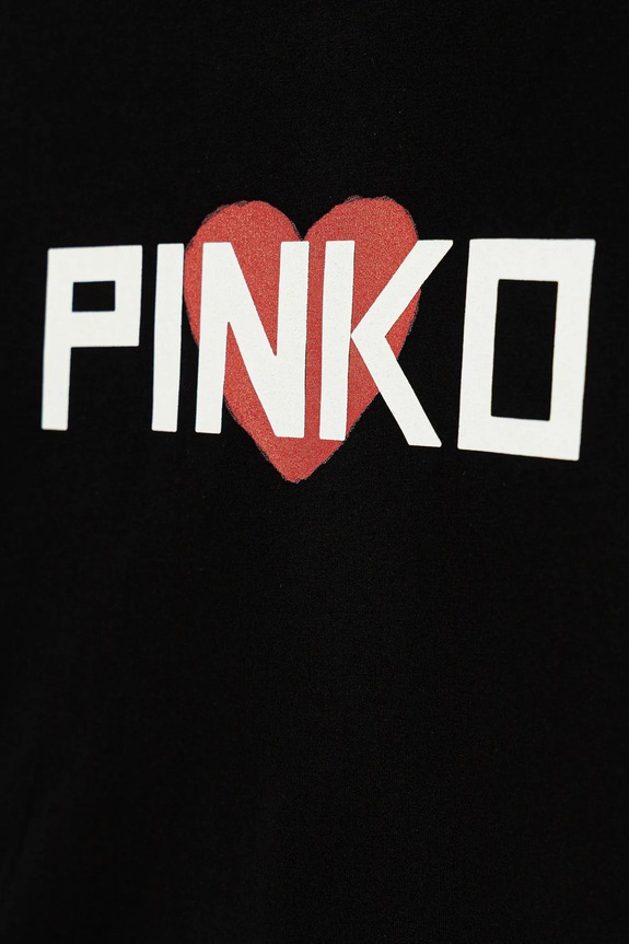 Dievča Detské tričko s dlhým rukávom Pinko KFTS029.C.JE013 čierna