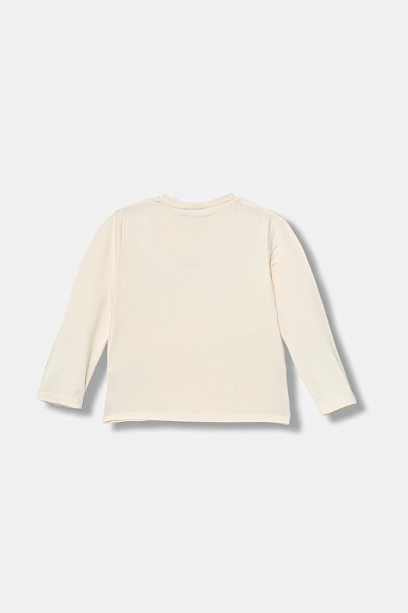 Dječja majica dugih rukava United Colors of Benetton 3P4ZG10KP.P.seasonal bež AW25