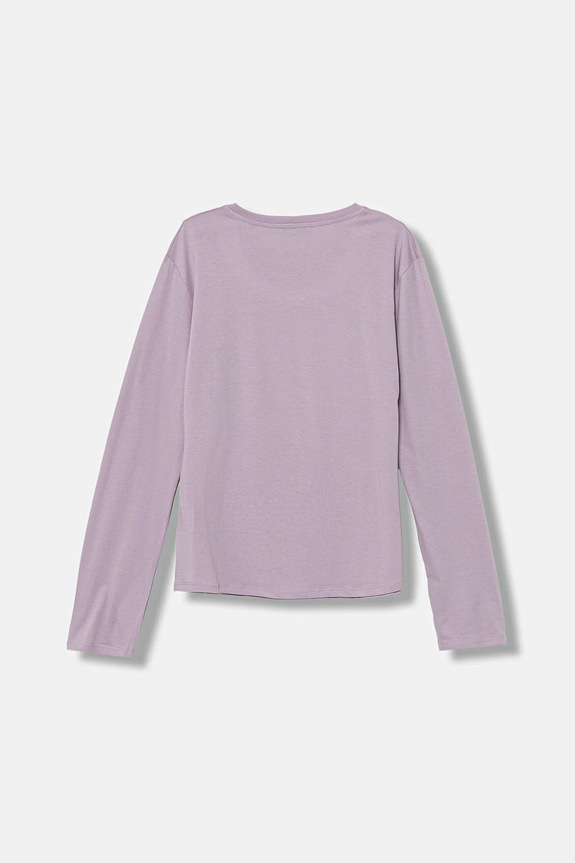 United Colors of Benetton gyerek pamut hosszú ujjú felső 3I1XC10QJ.G.seasonal lila AW25
