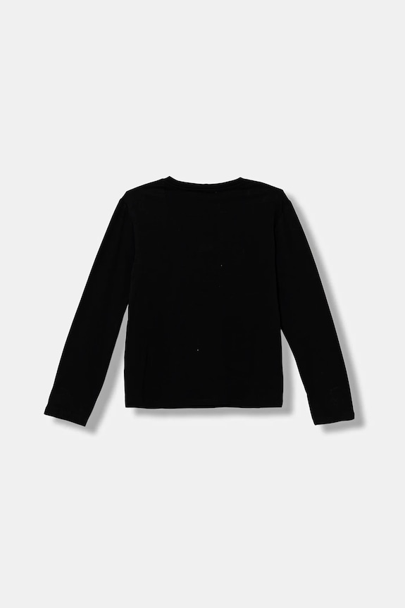 Παιδικό βαμβακερό μακρυμάνικο United Colors of Benetton 3I1XC10QJ.G.seasonal μαύρο AW25