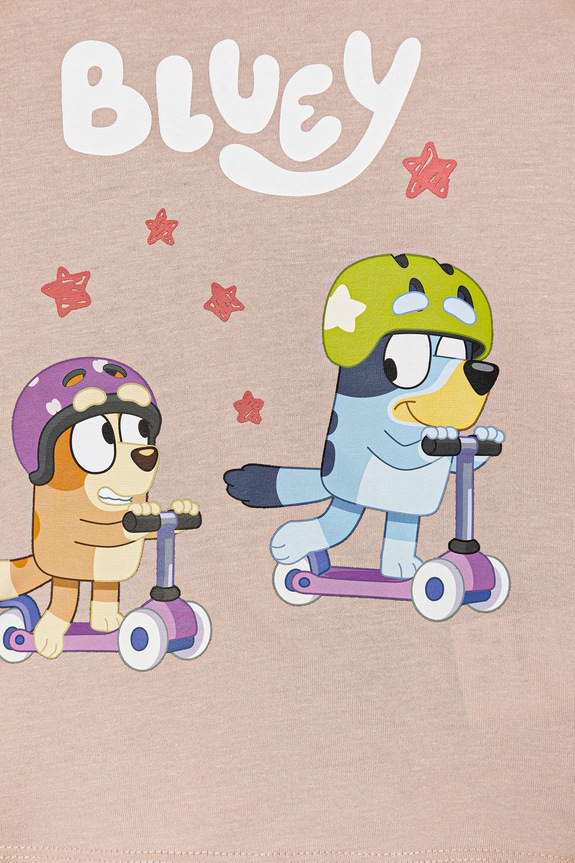 Deklice Otroška bombažna majica z dolgimi rokavi United Colors of Benetton 3I1XG10KI.P.seasonal roza