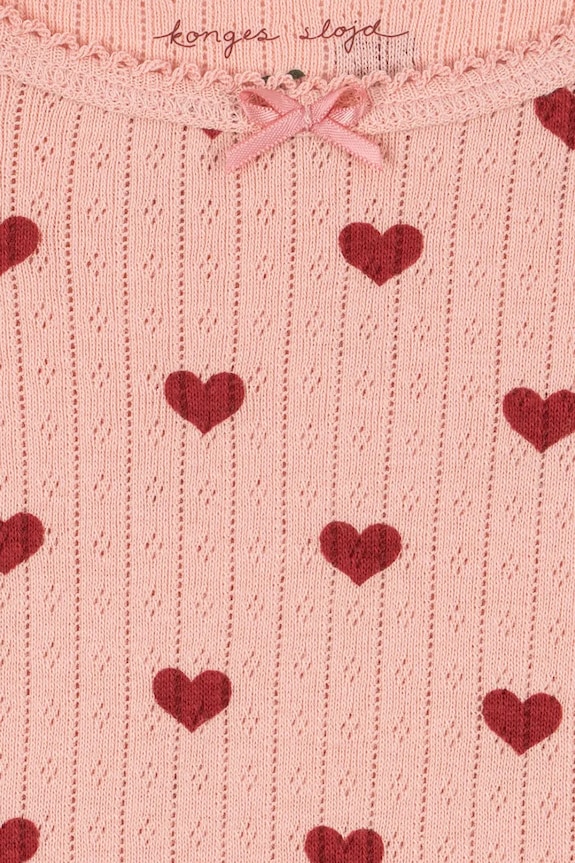 BIMBA Konges Sløjd longsleeve in cotone bambino/a MINNIE BLOUSE GOTS KS104514.9BYA rosa