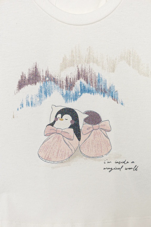 Κοριτσίστικα Μακρυμάνικο μωρού United Colors of Benetton 35UKA106S.W.Seasonal λευκό