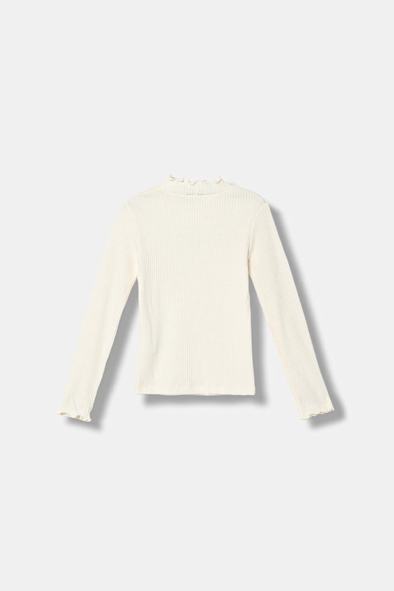 Detské tričko s dlhým rukávom United Colors of Benetton 381PC10RC.G.Seasonal béžová AW25