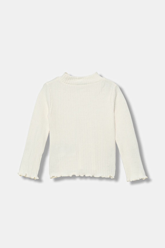 United Colors of Benetton maglietta a maniche lunghe per bambini 381PG10LB.P.Seasonal beige AW25