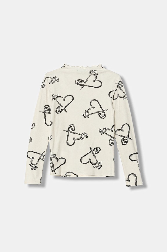 United Colors of Benetton maglietta a maniche lunghe per bambini 39EMC10RE.G.Seasonal beige AW25