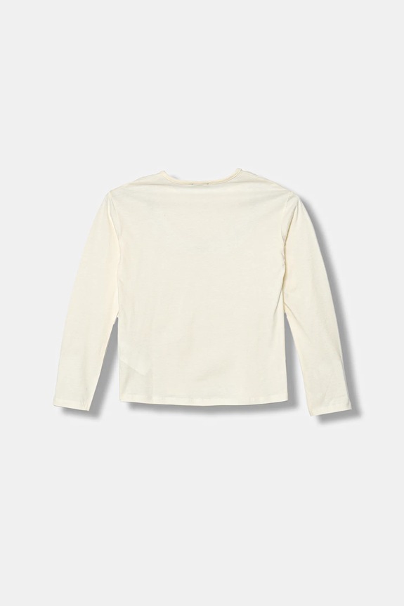 United Colors of Benetton longsleeve in cotone bambino/a 3ATNC10RG.G.Seasonal beige AW25