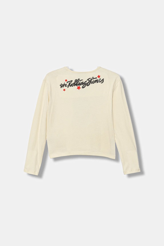 United Colors of Benetton maglietta a maniche lunghe per bambini 3ATNC10RI.G.Seasonal beige AW25