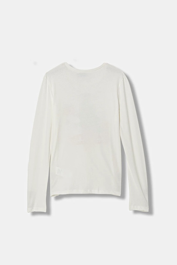 Detská bavlnená košeľa s dlhým rukávom United Colors of Benetton 3ATNC10RJ.G.Seasonal biela AW25