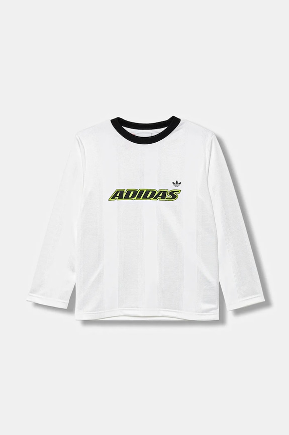 adidas Originals longsleeve dziecięcy JV8662 biały AW25