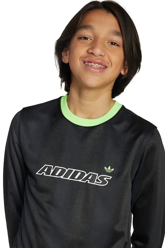 Detské tričko s dlhým rukávom adidas Originals JV7793