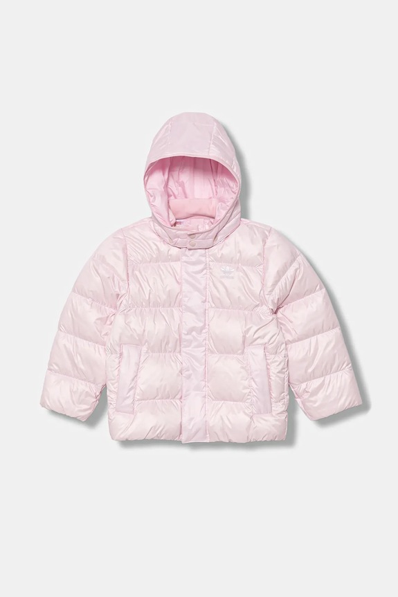 Παιδικό μπουφάν adidas Originals JW1104 ροζ AW25