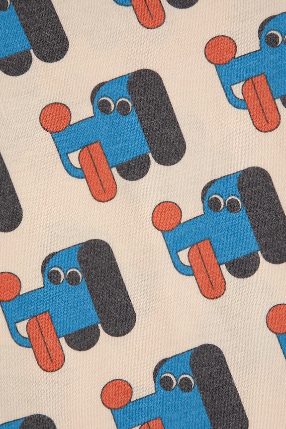Chłopiec Bobo Choses longsleeve bawełniany niemowlęcy Doggy Mate 225AB033 beżowy