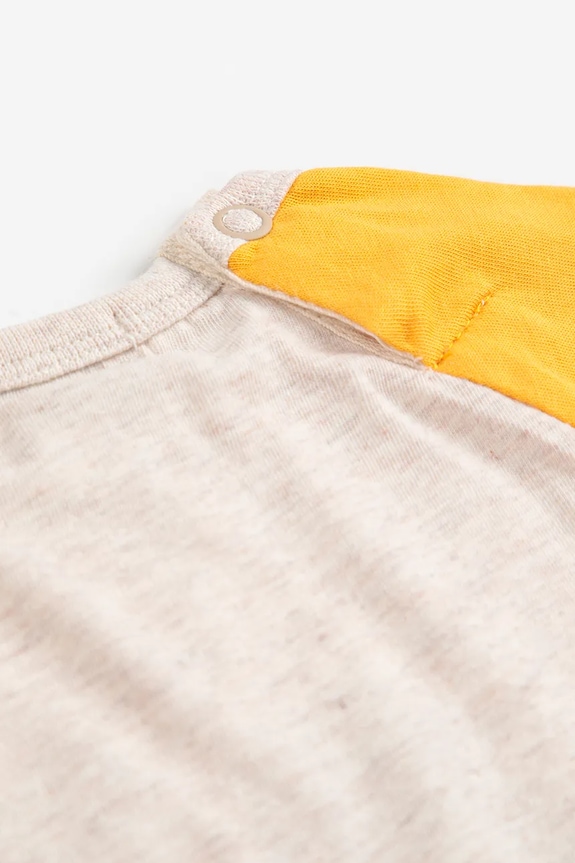 Bobo Choses longsleeve bawełniany niemowlęcy Lucky Clover biały 225AB041