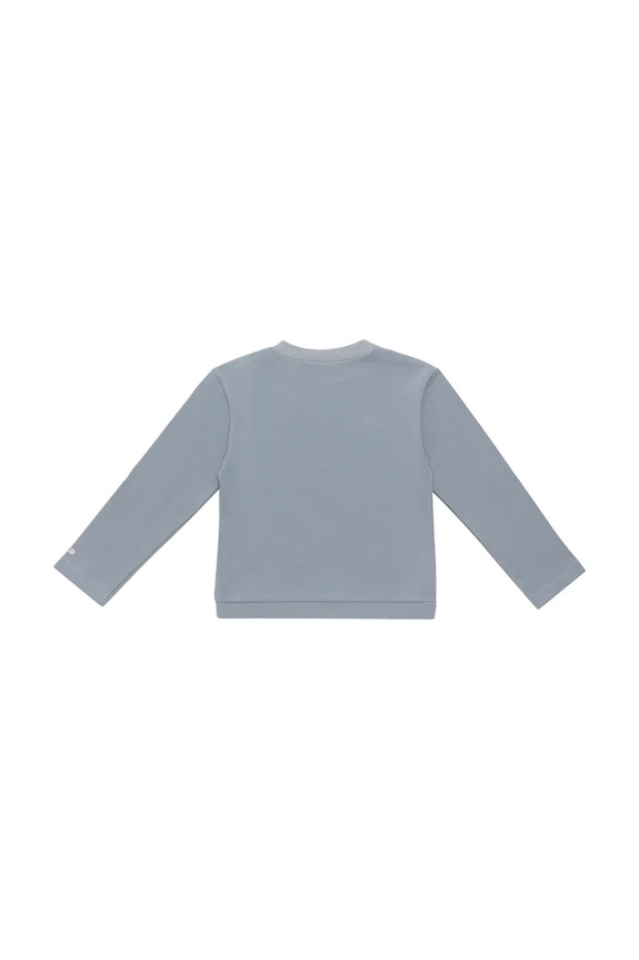 Chlapec Detská bavlnená košeľa s dlhým rukávom Donsje Jorijn Longsleeve Bear 4101901 modrá