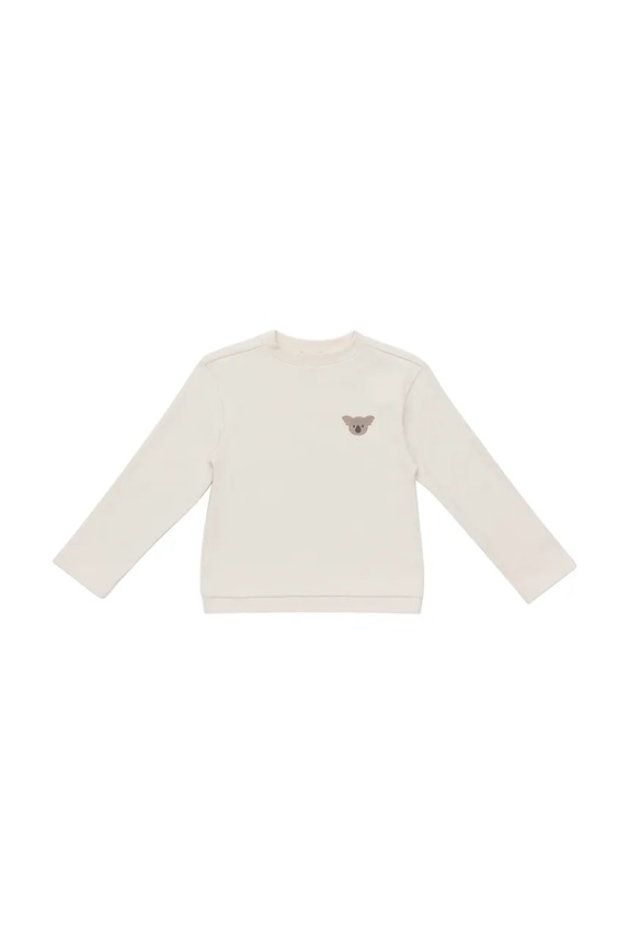Donsje longsleeve bawełniany dziecięcy Jorijn Longsleeve Koala 4101902 beżowy AW25