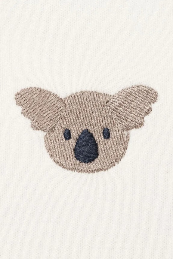 Donsje longsleeve bawełniany dziecięcy Jorijn Longsleeve Koala 4101902 beżowy