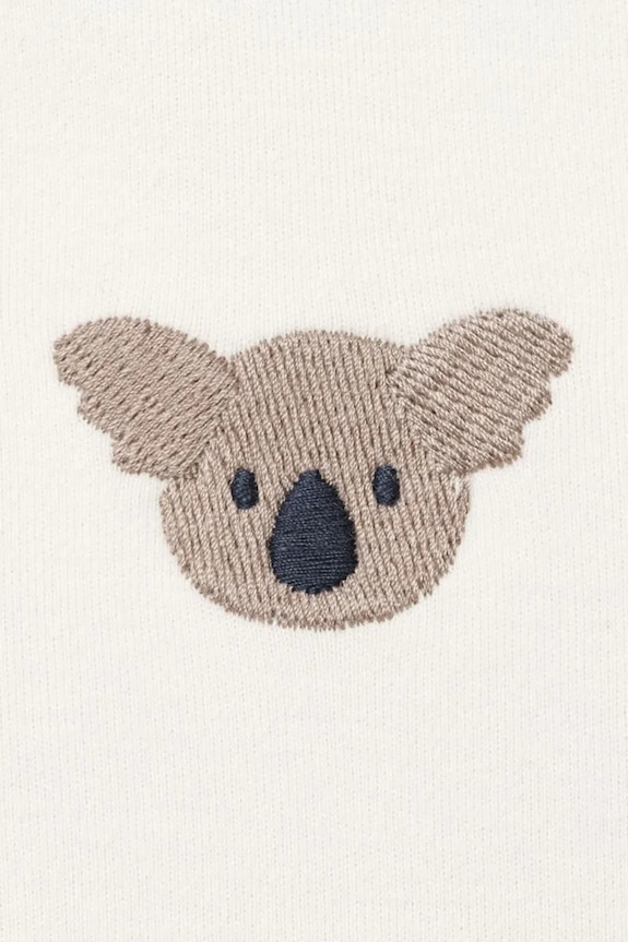 Donsje longsleeve bawełniany dziecięcy Jorijn Longsleeve Koala 4101902 beżowy