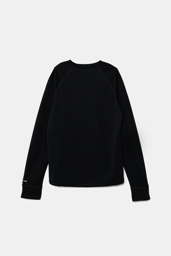Columbia longsleeve dziecięcy Tech Trail 2135011 czarny AW25