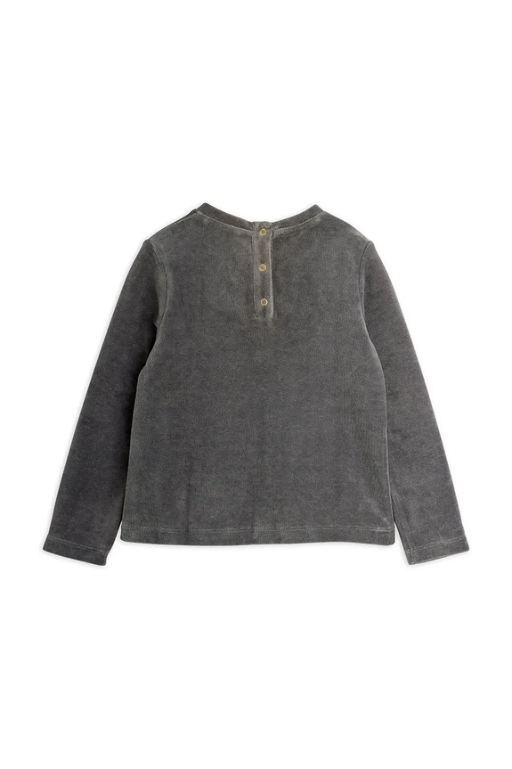 CHLAPEC Dětské tričko s dlouhým rukávem Mini Rodini Clover 25720113 šedá