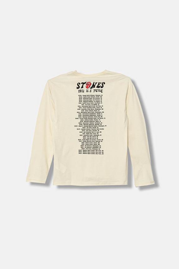 United Colors of Benetton gyerek pamut hosszú ujjú felső 3ATNC10RH.G.Seasonal bézs AW25