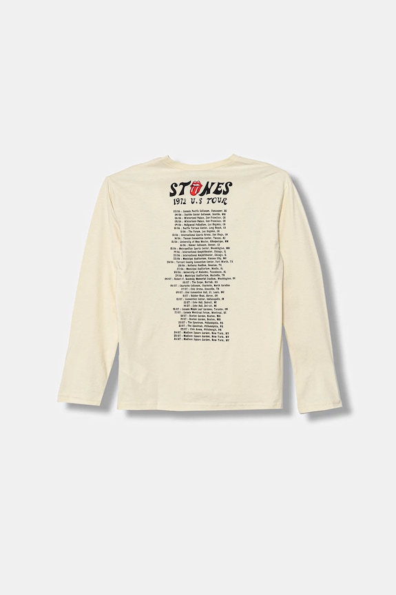 United Colors of Benetton gyerek pamut hosszú ujjú felső 3ATNC10RH.G.Seasonal bézs AW25