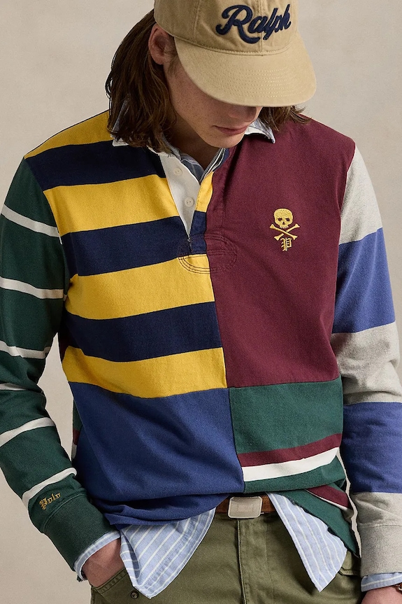 Clothing Polo Ralph Lauren longsleeve shirt Lsrugbyclsm1 Long Sleeve 710971831 maroon