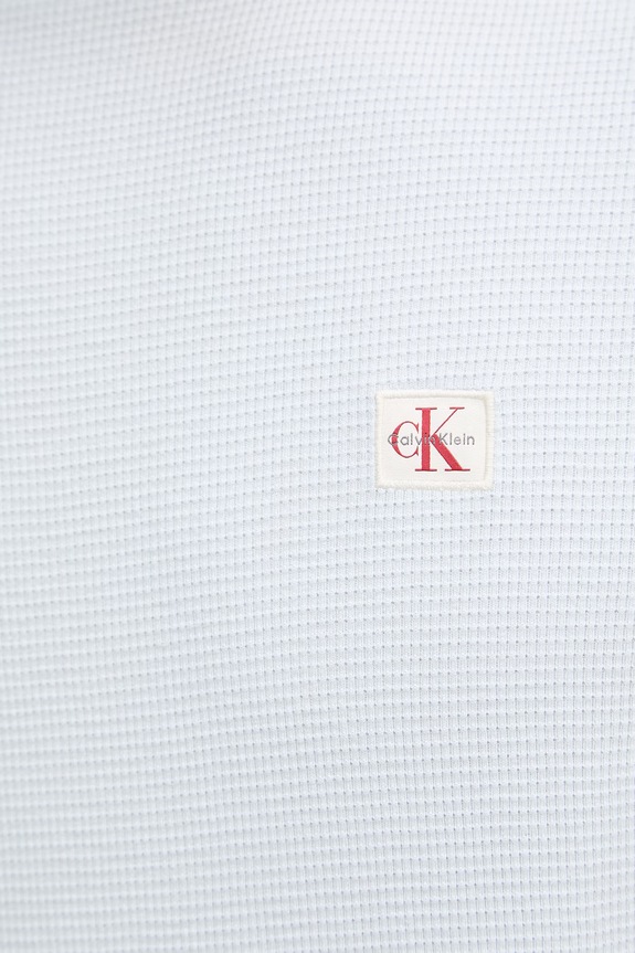 Calvin Klein Jeans longsleeve bărbați cu bumbac LV040EM217 albastru