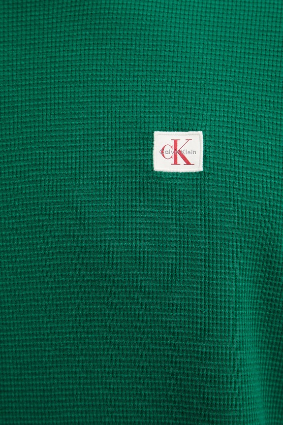 Calvin Klein Jeans longsleeve bărbătesc cu bumbac LV040EM217 verde