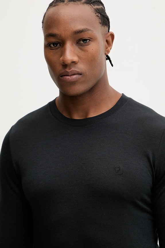 Fjallraven sportos hosszú ujjú Abisko fekete F87194.550