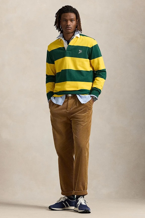 Clothing Polo Ralph Lauren longsleeve shirt Lsrugbym1 Long Sleeve 710979293 green