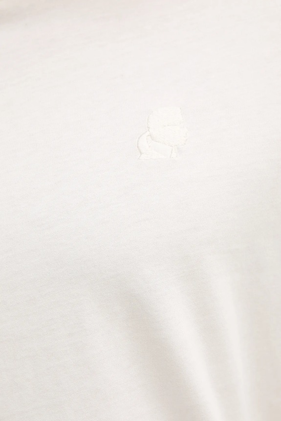 Karl Lagerfeld longsleeve bawełniany 554226.755022 beżowy