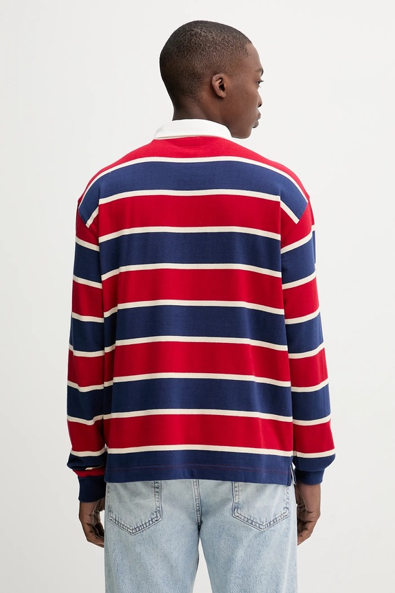 Odzież Guess Jeans longsleeve bawełniany M5YP27.KCPS1 czerwony