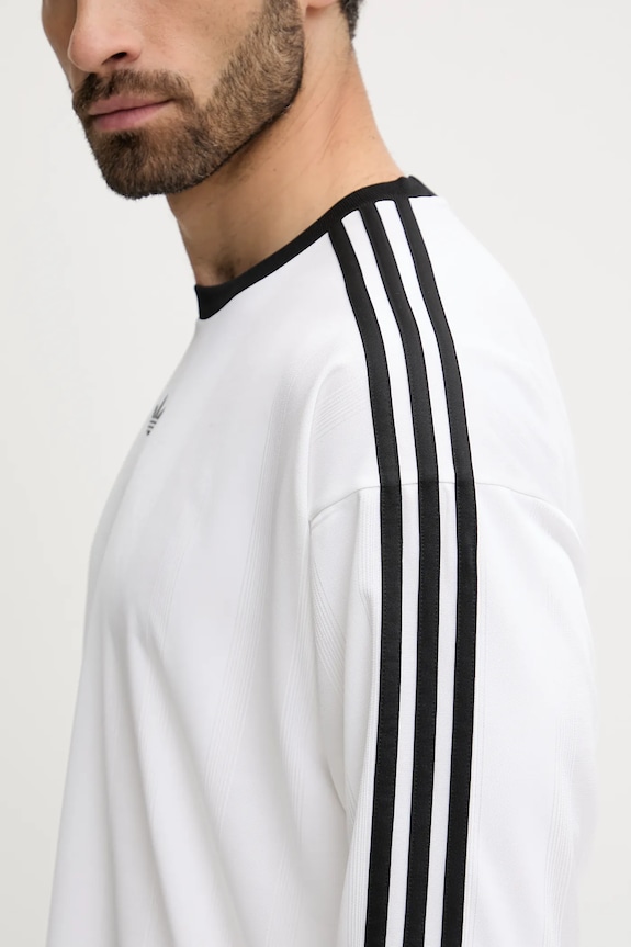 adidas Originals camicia a maniche lunghe Jacq Jersey Ls JX1519 bianco