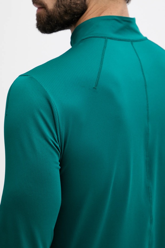 Tréningové tričko s dlhým rukávom Calvin Klein Performance LVGMF5W303 tyrkysová