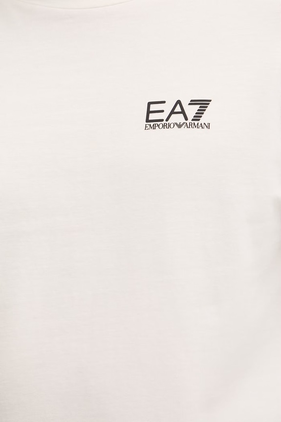 EA7 Emporio Armani majica z dolgimi rokavi moška z bombažem PJVQZ.8NPT28 bež