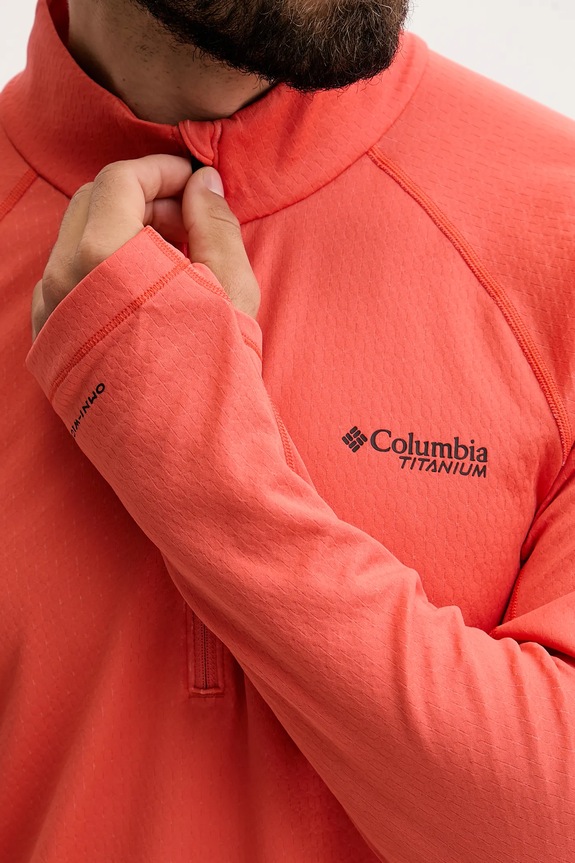 Αθλητικό μακρυμάνικο Columbia DriVenture 2136961 πορτοκαλί