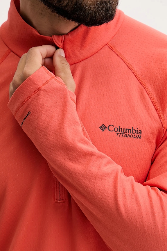 Αθλητικό μακρυμάνικο Columbia DriVenture 2136961 πορτοκαλί