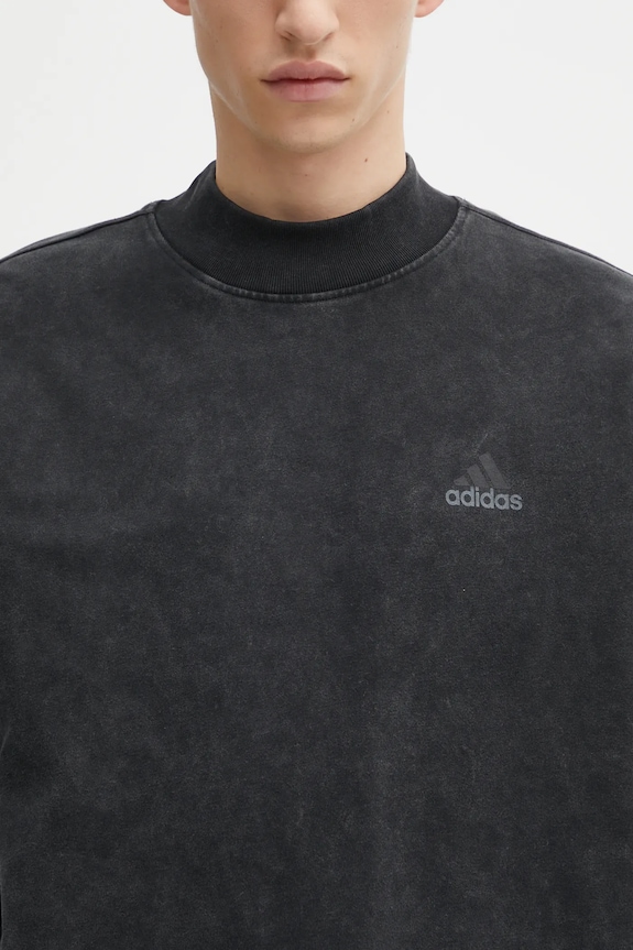 adidas Originals cotton longsleeve top EQT Graphic Tee black JX1588