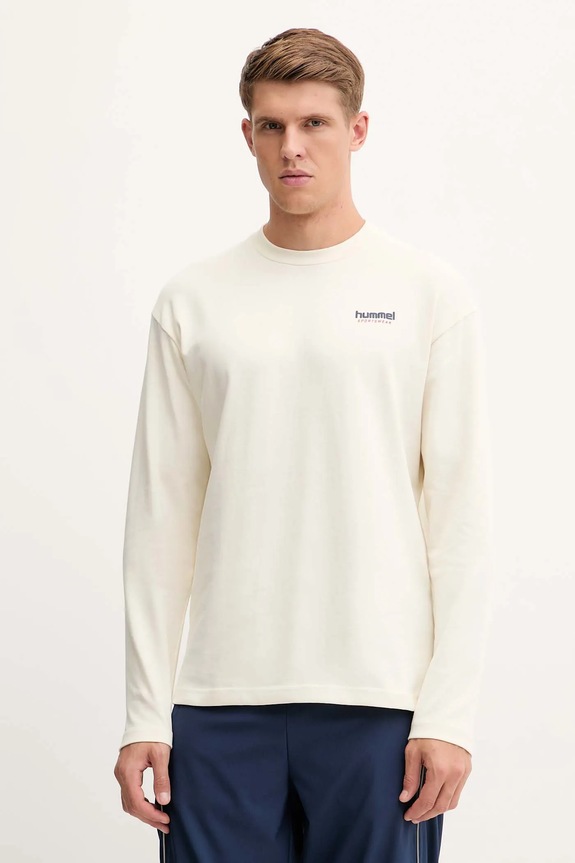 Odzież Hummel bluza bawełniana 230028 beżowy