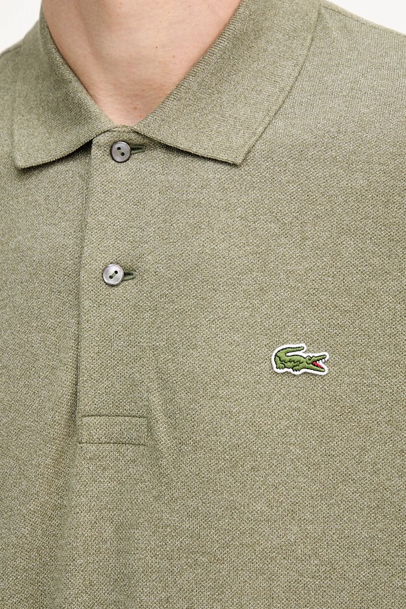 Pamučna majica dugih rukava Lacoste L1313 zelena