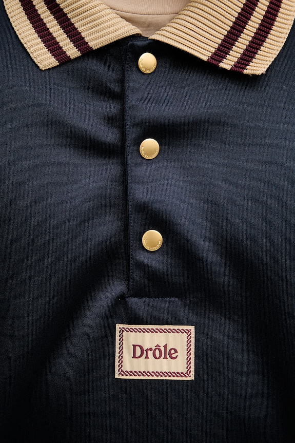 Drôle de Monsieur bluză Le Polo DrUle I.PL137.PL165 bleumarin