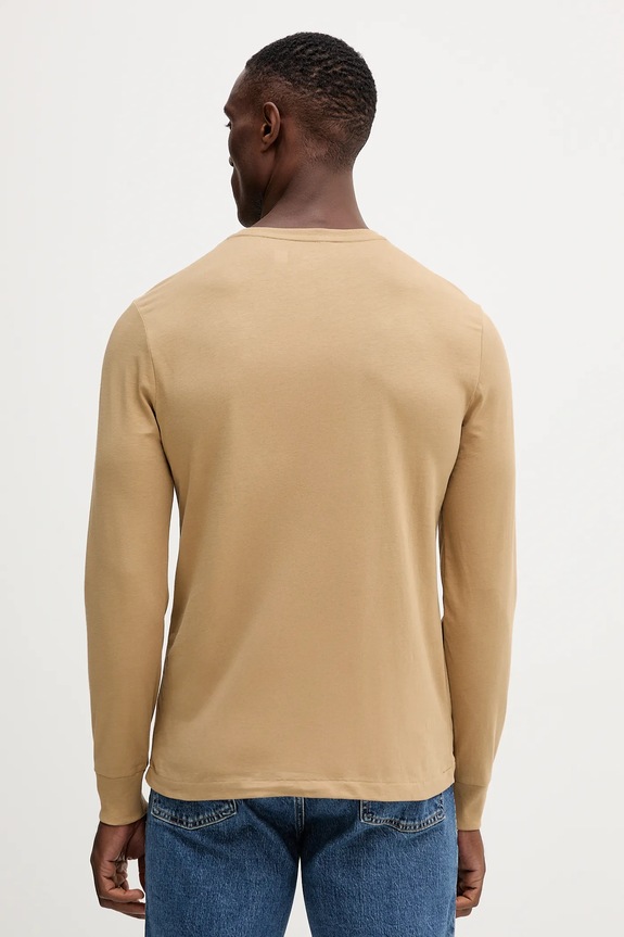 Odzież Polo Ralph Lauren longsleeve 710P01524 beżowy