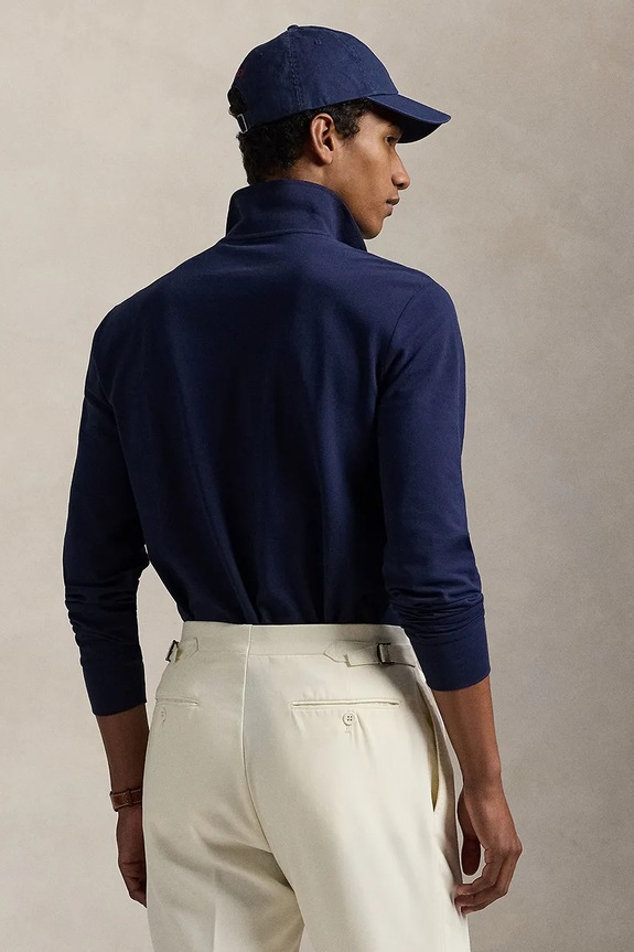 Μακρυμάνικο Polo Ralph Lauren 710955081 σκούρο μπλε AW25