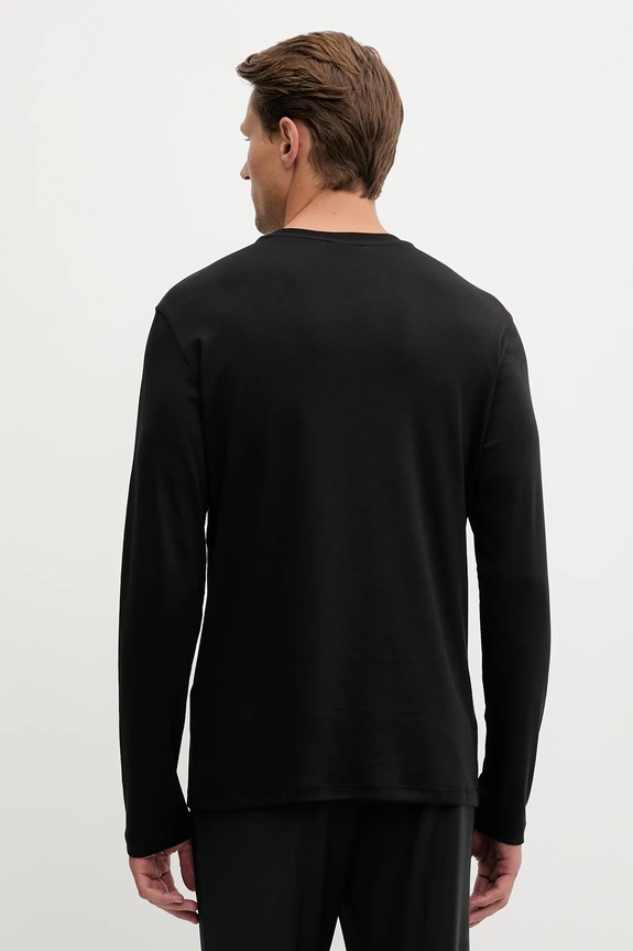 Ruházat Calvin Klein pamut hosszúujjú LV04LD227G fekete