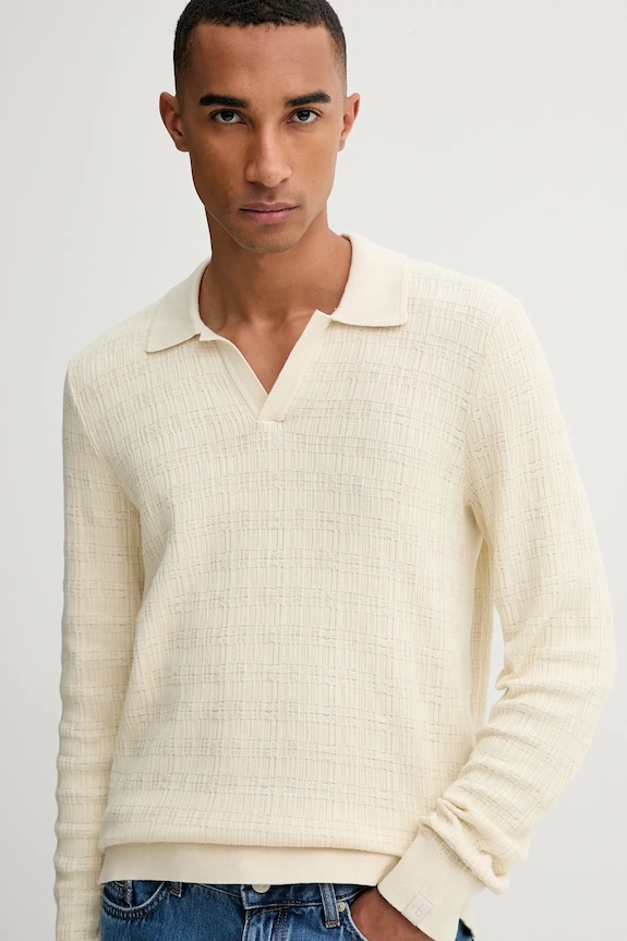 Rag & Bone pulover de bumbac bej RH3625F6MCO